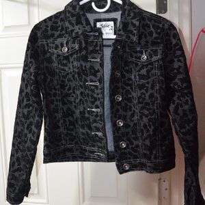 Jr Black Jean Jacket